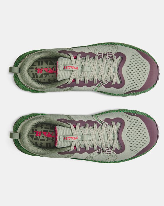 Unisex UA HOVR™ Speed Trail Running Shoes in Green image number 2